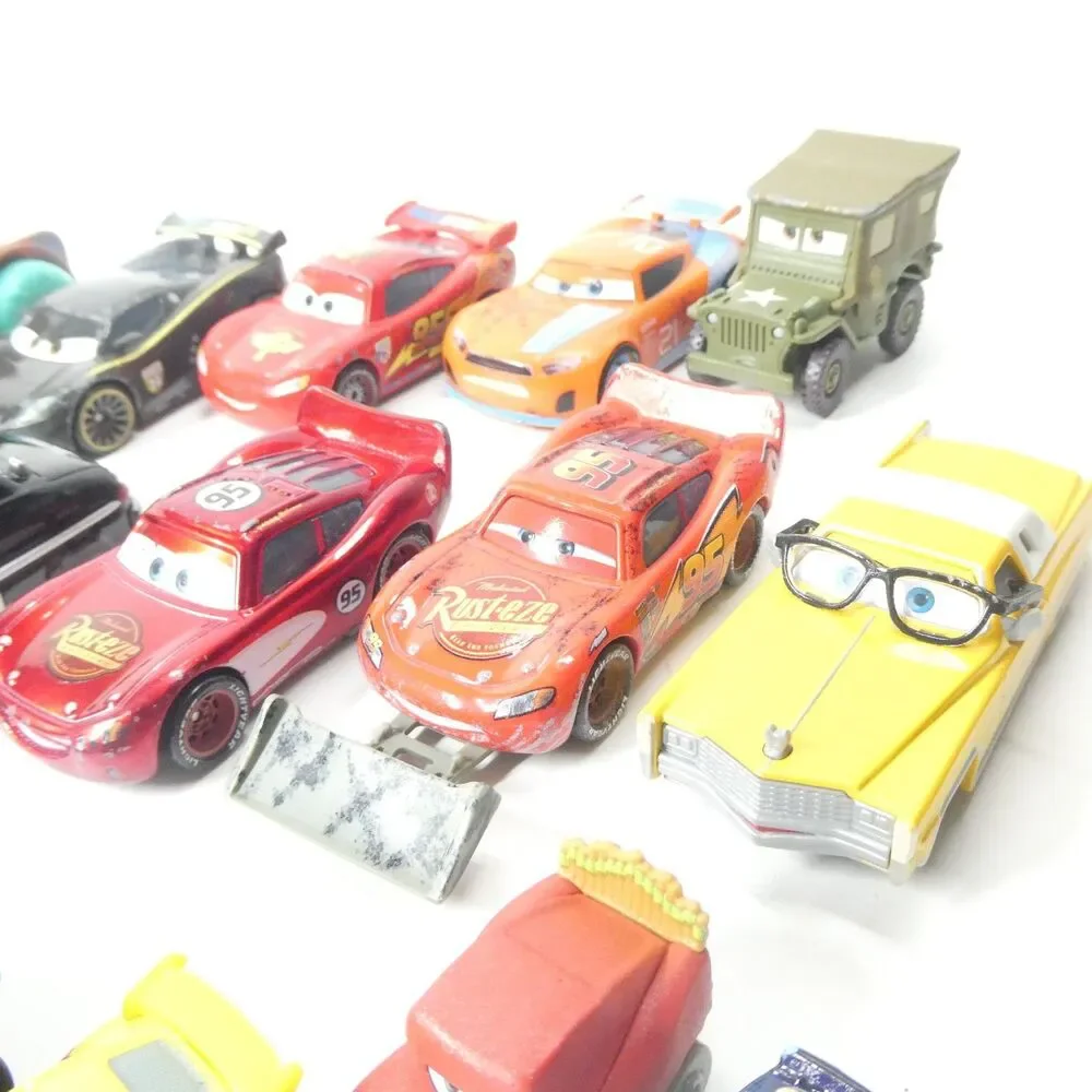 Disney Pixar Cars - Lot of 16 Character Toy Cars Diecast